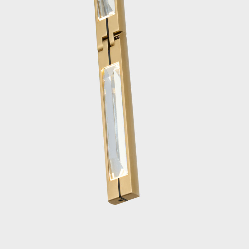 Catena 57 Pendant, Hand Rubbed Antique Brass, 3000 Kelvins, Remote