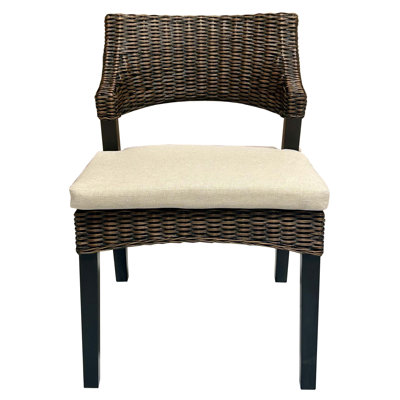 Chaise Morotai brun antique