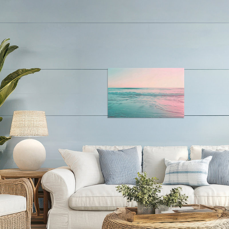 Coucher de soleil sur toile coucher de soleil, conception par LSR Design Studio, H 24 po x l 36 po
