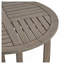 27.5'' CIRCULAR WOOD TABLE