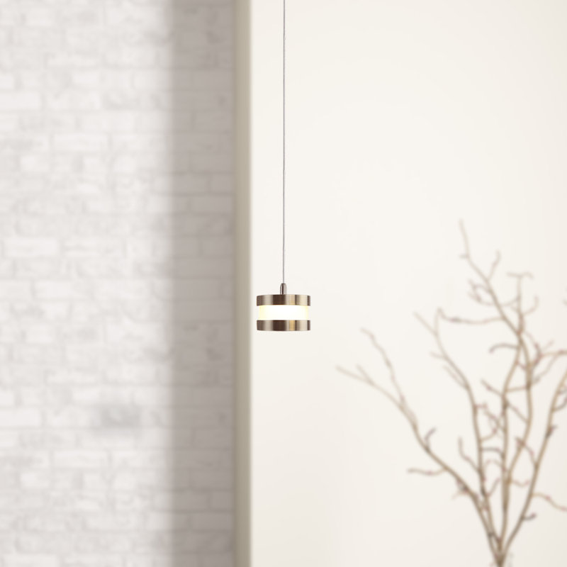 Karter 1 - Light Single Pendant, Brushed Brass