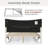Anij Upholstered Wingback Bed