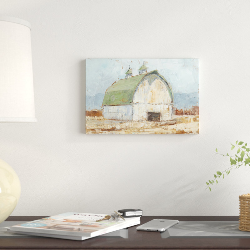 «Barn III», reproduction sur toile, H 8 po x l 12 po x P 0,75 po, Pas de tapis, Toile tendue