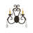 Josephine Steel Candle Wall Light