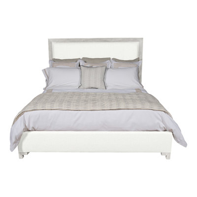 Louise/Lawrence King Upholstered Low Profile Panel Bed
