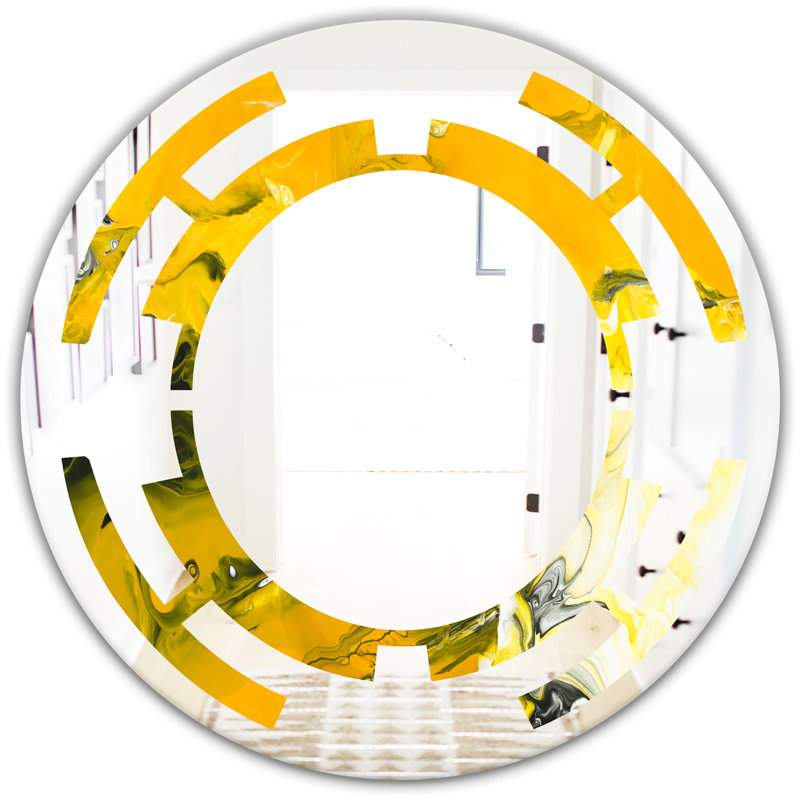 Miroir mural Space Marble 2 Glam, H 23,6 po x l 23,6 po