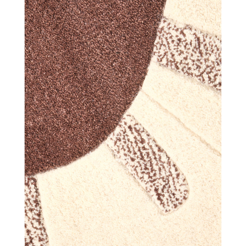 Round 140 cm x 140 cm Wool Hand Tufted Area Rug