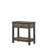 Rustic Grey Single Drawer & Bottom Shelf Nightstand for Bedroom Functional Style