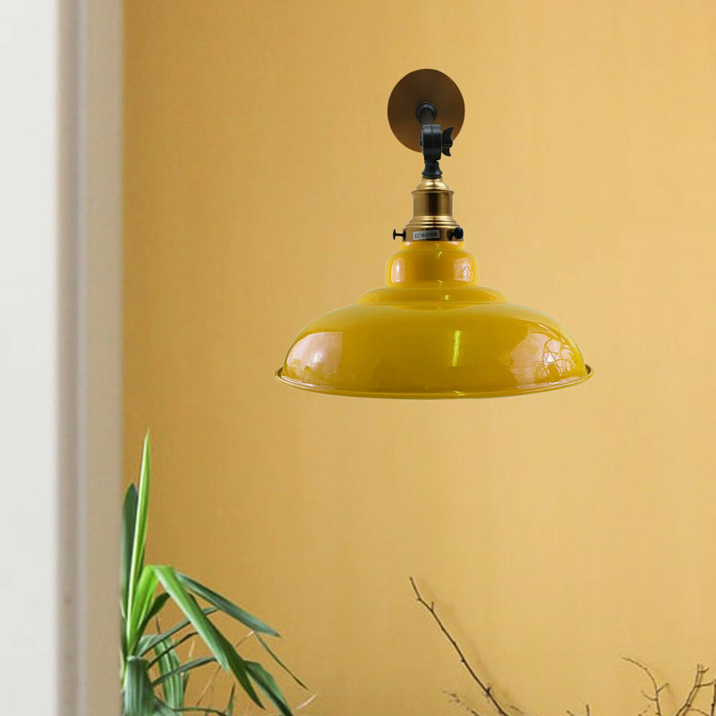 Cular Wall Sconce, Yellow, Yes