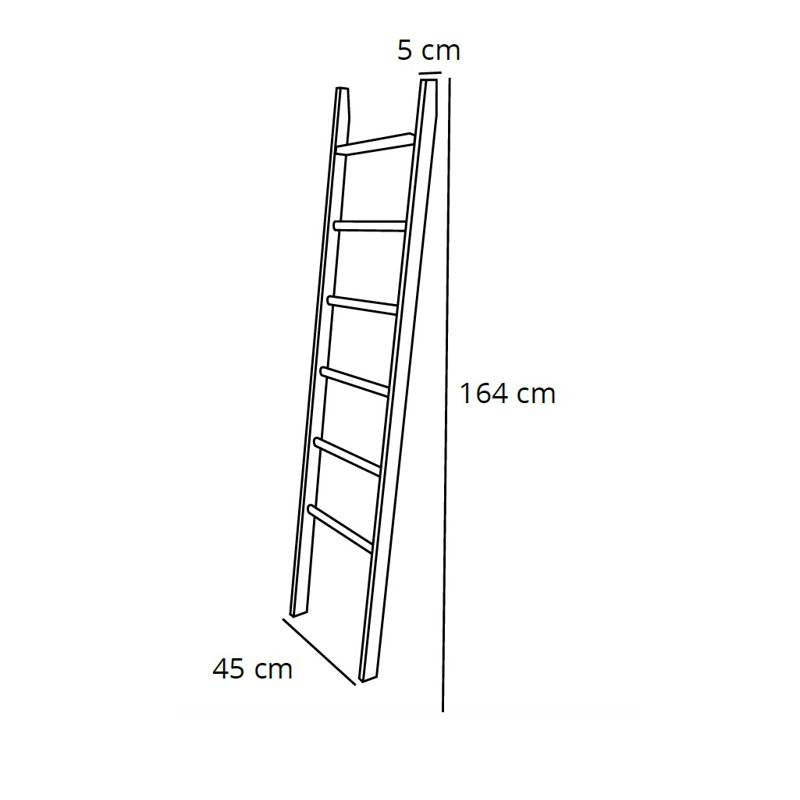 Bowles Wood 4 Towel Stand, White