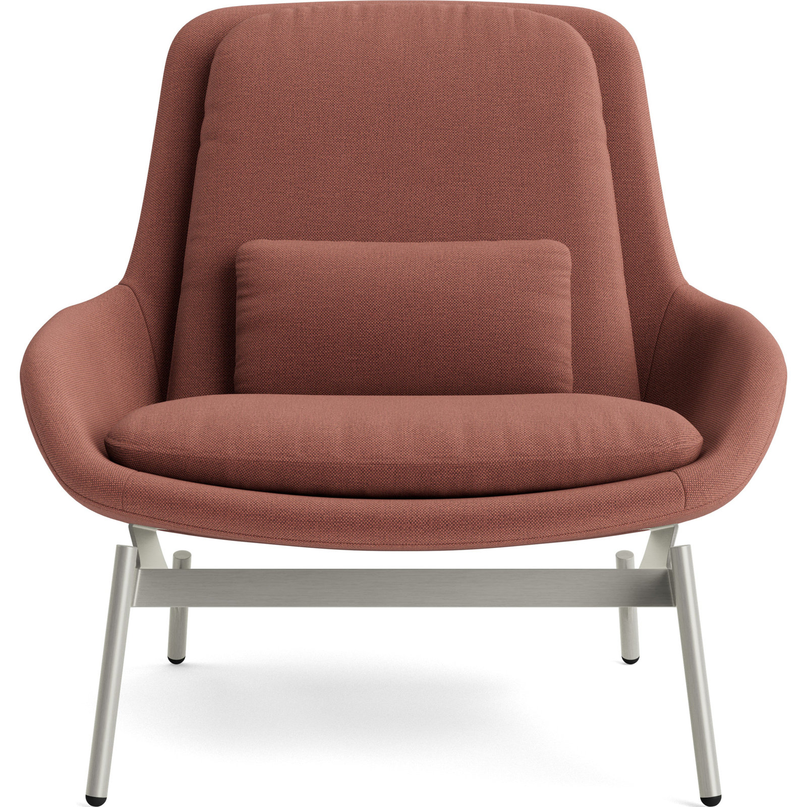 Field Upholstered Accent Chair, Caramelize Cotton Blend