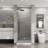 Ada 34''W X 72''H Bifold Frameless Glass Shower Door-121344211
