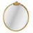 Dakara Ornate Round Metal Framed Wall Mounted Mirror in Antique Brass