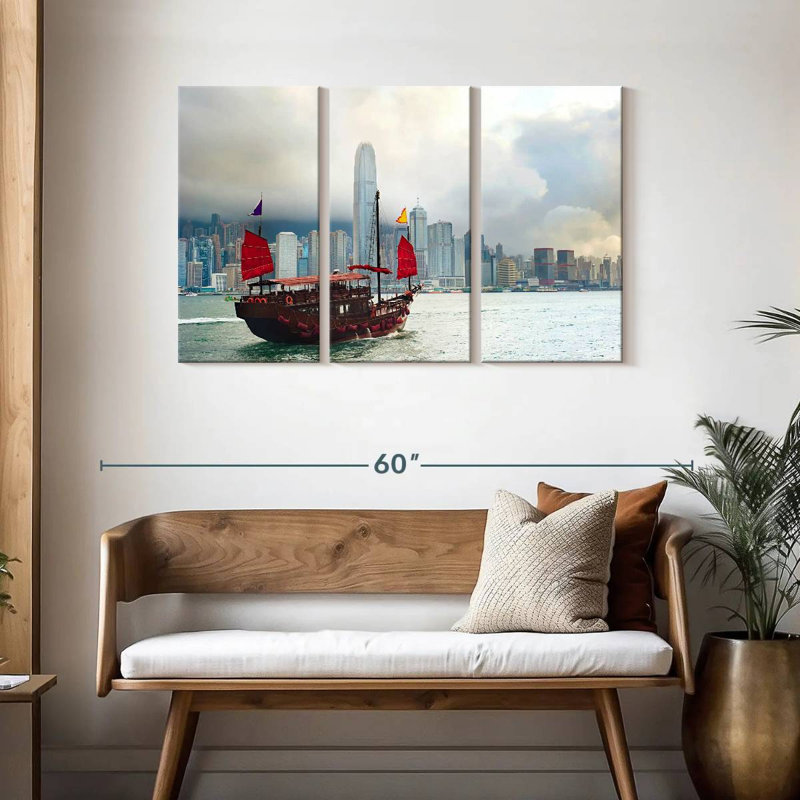 Sireci Hong Kong Tour Boat, 28" H x 45" W