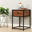 Chilmark 35cm W Metal Bedside Table