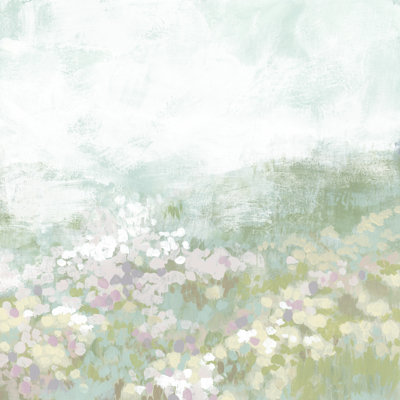 Veiled Valley I by June Erica Vess - Wrapped Canvas Print