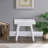 Solid Wood Slatted Bench, 19" Long-1599944902
