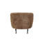 Fauteuil demi-tonneau pivotant rembourré Teda Vernelle