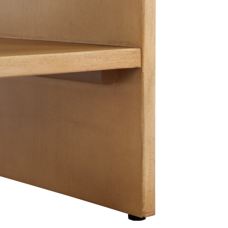Haydriana 1 Drawer Wood Nightstand, Natural