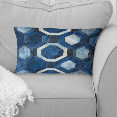 Blue  Midcentury - Midcentury Lumbar Pillow