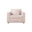 44,9 po modulaire en rose - confortable pour les espaces de vie. Rembourrage en éponge. Pour combiner les formes. Look élégant. Coussins amovibles. Structure en métal. Revêtement en microfibre. Multifonctionnel avec rangement. 1 siège-706907160-706907174