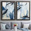 Toile encadrée Indigo Swash I-Premium - prête à être accrochée-694926187-694926198