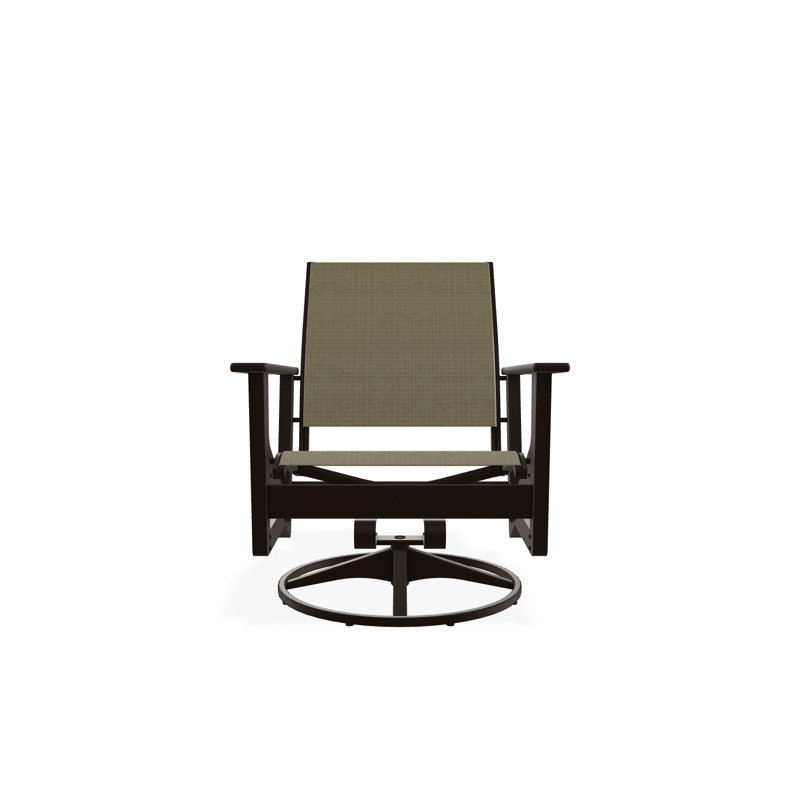 Wexler Outdoor Swivel Lounge Chair, Beacon Taupe Sunbrella®, Kona