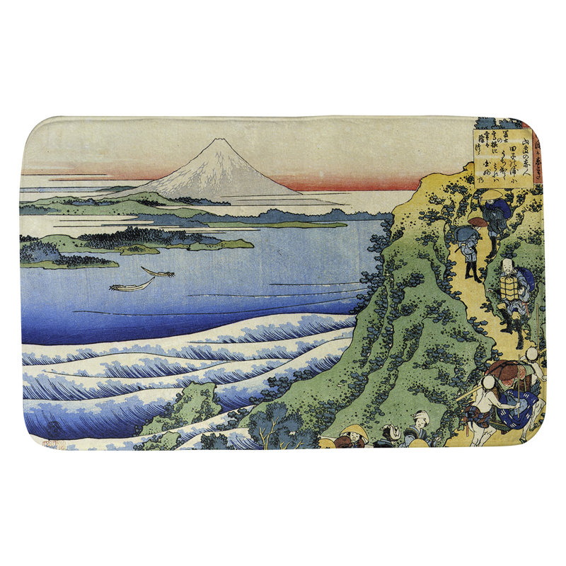Clair Memory Foam Non-Slip Bath Rug, 17" W x 24" L
