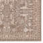 Tapis oriental en polyester / polypropylène tissé à la machine Kerin - taupe / crème-88036923