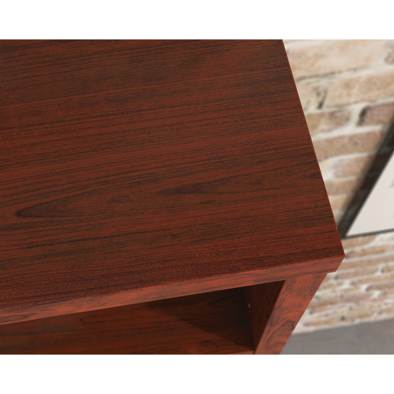 Harriss Bookcase Cc, Classic Cherry,  (5 Shelves) 65.984"H x 34.803"W x 11.339"D