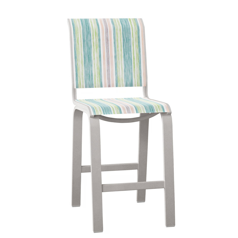 Tabouret de bar 26 po Holna, Gris chaleureux texturé, Tempo