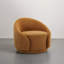 Fauteuil demi-tonneau pivotant rembourré Aunna-198877771