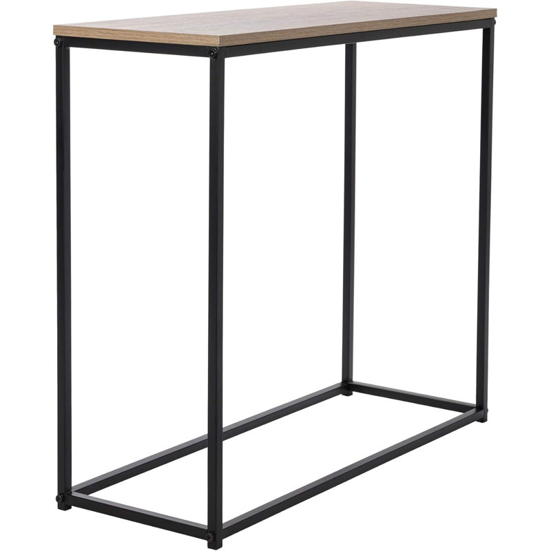31-Inch Console Table ,Modern Industrial Style ,Vintage Design ,Office,Living Room,Study Furniture(Brown)