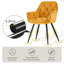 Modern Velvet Tufted Luxury Upholstered Dining Chair Runge 50cm H-319291810