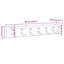 Wall-Mounted Coat Rack 60 X 10.5 X 10.5 Cm-1079277767