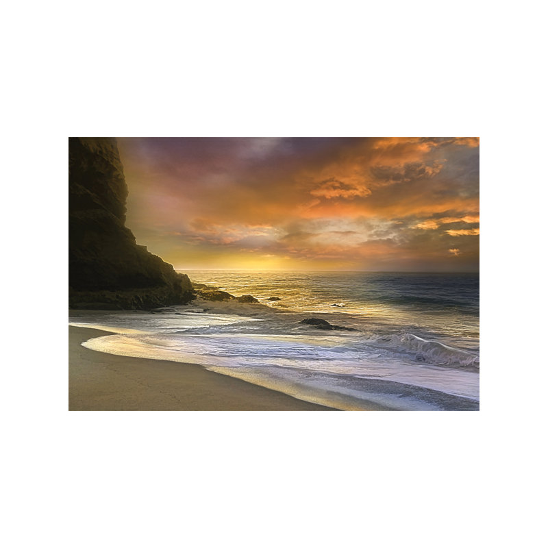 Morning Fire by Mike Calascibetta - Wrapped Canvas Painting, No Frame, 66.04 cm H x 45.72 cm W x 3.175 cm D