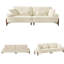 Canapé de 103 po à assise profonde confortable avec coussin, convenant à une chambre à coucher, un salon, un appartement, un bureau ou un dortoir-1354218755