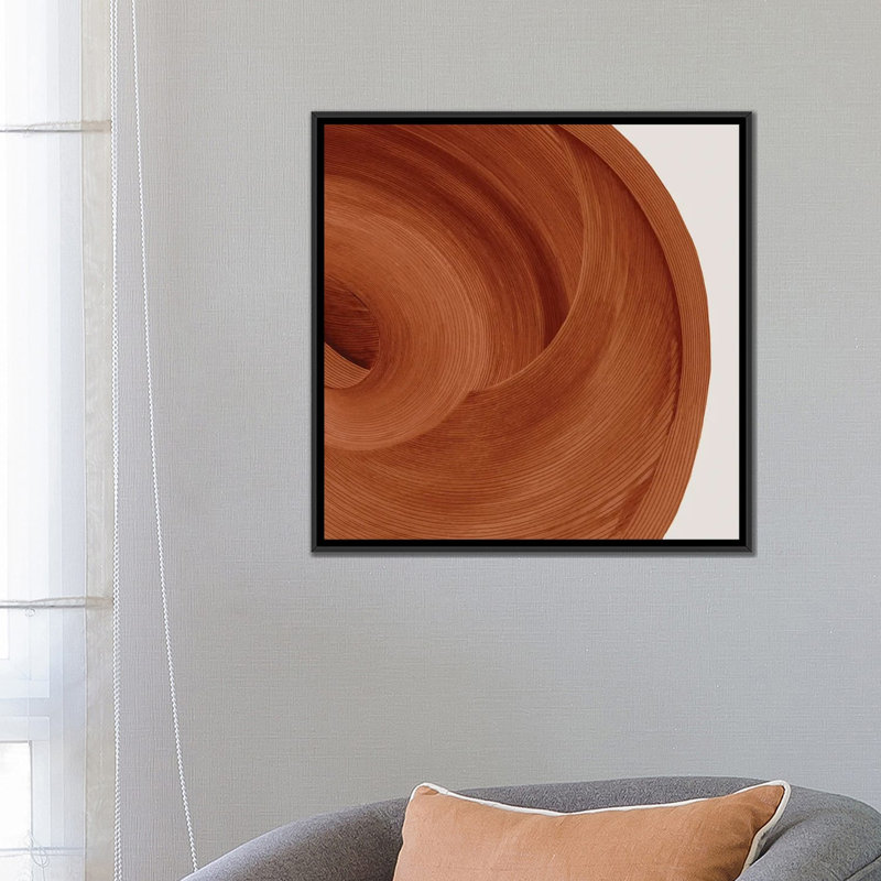 Affogato - reproduction d'art murale - toile encadrée, 26" x 26", Framed Canvas, Black
