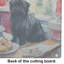 Planche à découper en verre Affenpinscher Christmas Cookies