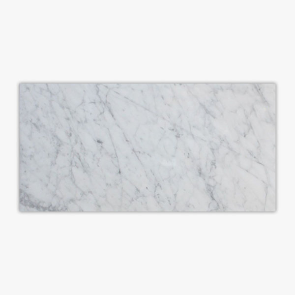 Carrara Polished 3" x 6" Marble Wall & Floor Tile