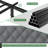 Twin Corner Bed Frame with Upholstered headboard, 2 Storage Drawers, Metal Platform Bed Frame with LED Light and Charging Station, Twin Daybed for Living Room, Bedroom-1740457879-1719525633