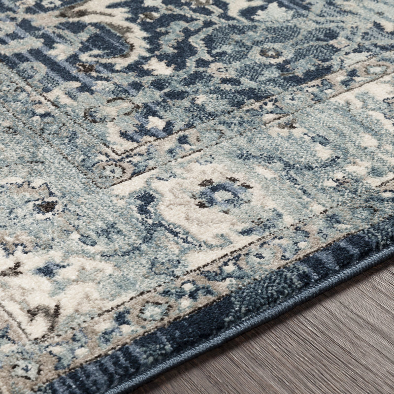 Herschell Power Loomed Oriental Area Rug , Rectangle 2'7" x 4'11"