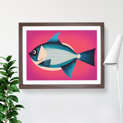 XH1022-1703X Brilliant Fish - Single Picture Frame Print