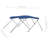 Bimini Top Canvas Cover Canopy with Aluminum Frame Bimini Top for Boat-65429282-65429280