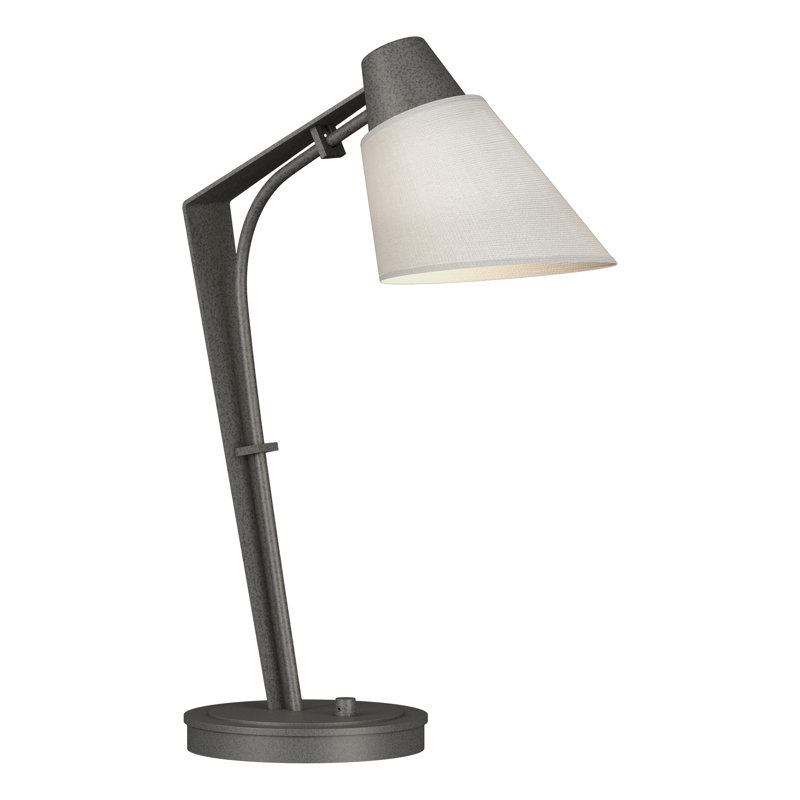 Reach 21.9" Desk Lamp, Natural Anna, Oil Rubbed Bronze