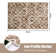 Govan Moroccan Machine Washable Indoor Door Mat Entry Rug Non-Slip Rug