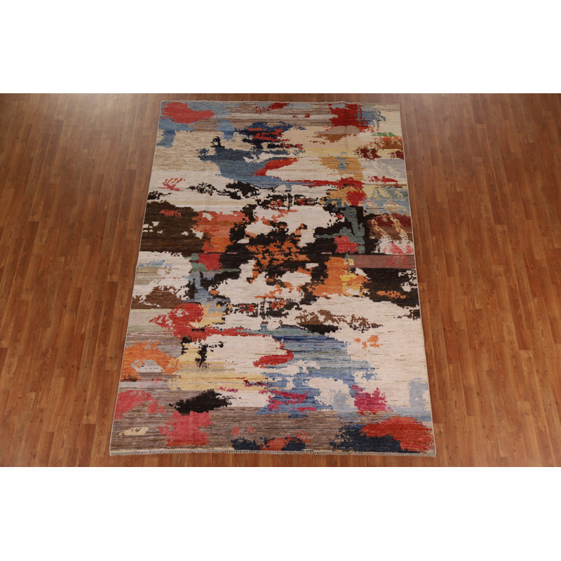 Cotton Abstract Indoor Rug