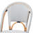 Billingslee Bali & Pari Genica Classic French Two-Tone Weaving And Natural Rattan Bar Stool-182145215