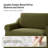 Estevan 50.75"W Farmhouse Slipcovered Oversized Chair and a Half Armchair with Feather Blended Cushion-556675150