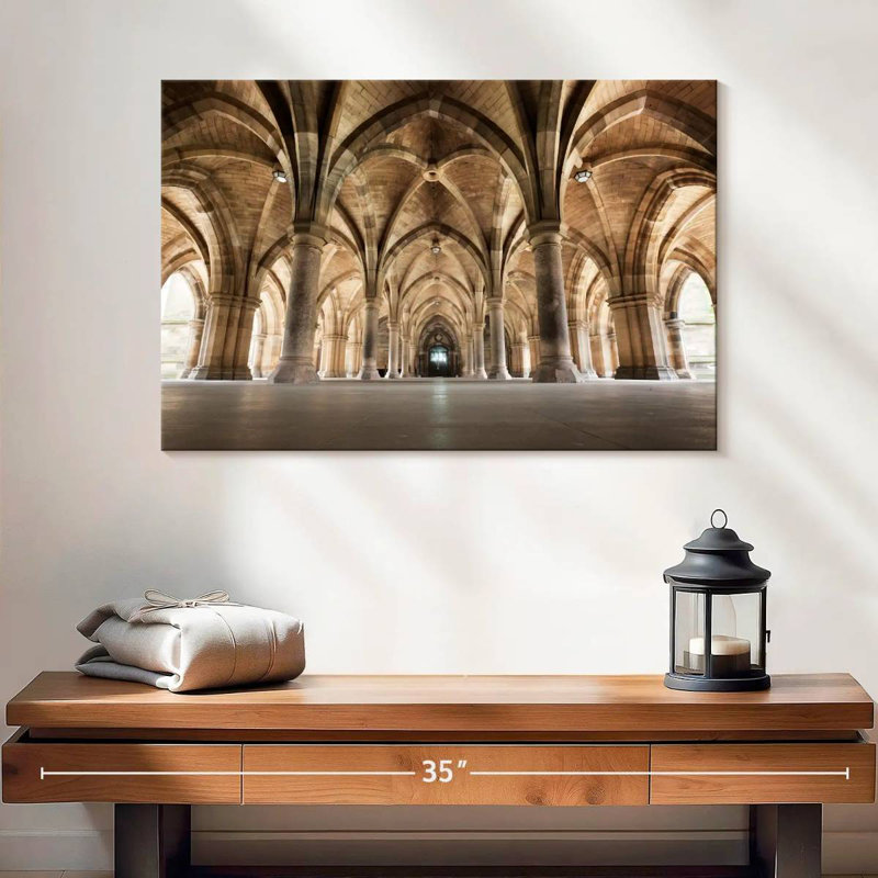 Cloître de l'Université Lilie Glasgow, H 16 po x l 24 po